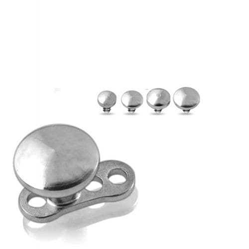 G23 Titanium Dermal Anchors with Disc Top