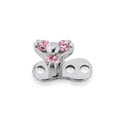 G23 Titanium Zircon Jewelled Micro Dermal Anchor Top