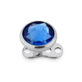 G23 Titanium Rhinestone Jewelled Dermal Anchor