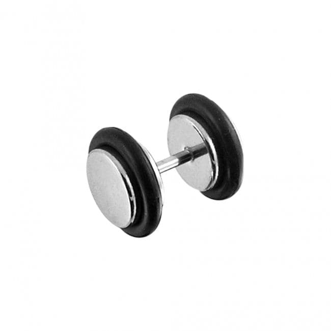 316L Surgical Steel Plain Fake Plug and O rings