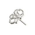 G23 Titanium CZ Jewelled Spider Threadless Pin Top