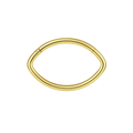 316L Surgical Steel Oval Shape Classic Hinged Segment Clicker Ring