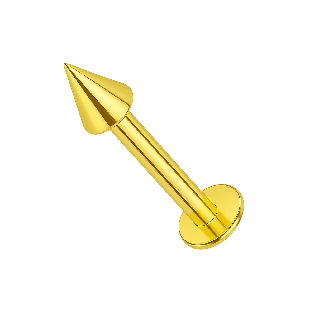 316L Surgical Steel Internally Threaded Cone Top Labret Stud