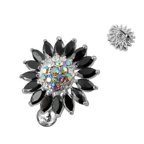 Dangling Flower Belly Bar Ring