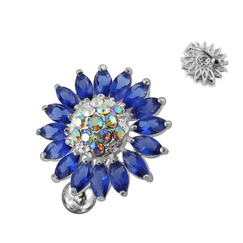 Dangling Flower Belly Bar Ring