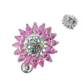 Dangling Flower Belly Bar Ring