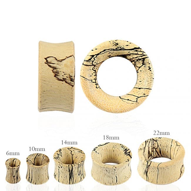 Organic Tamarind Wood Double Flared Ear Tunnel