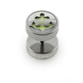 316L Surgical Steel Glow in the Dark Surgical Steel Fake Ear Plug