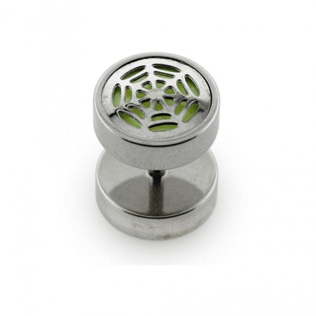 316L Surgical Steel Glow in the Dark Surgical Steel Fake Ear Plug
