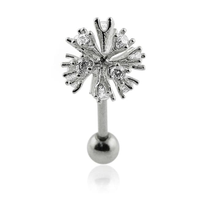 316L Surgical Steel Firework Crackle Tragus Piercing Earring