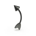 316L Surgical Steel Arrow Curved Barbell