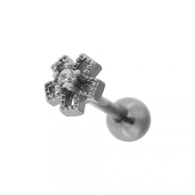 316L Surgical Steel Cartilage Flower Ear Stud