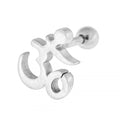 316L Surgical Steel Classic Ohm Ear Stud