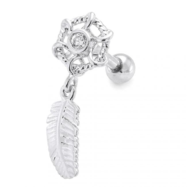 316L Surgical Steel Dream Catcher Ear Stud