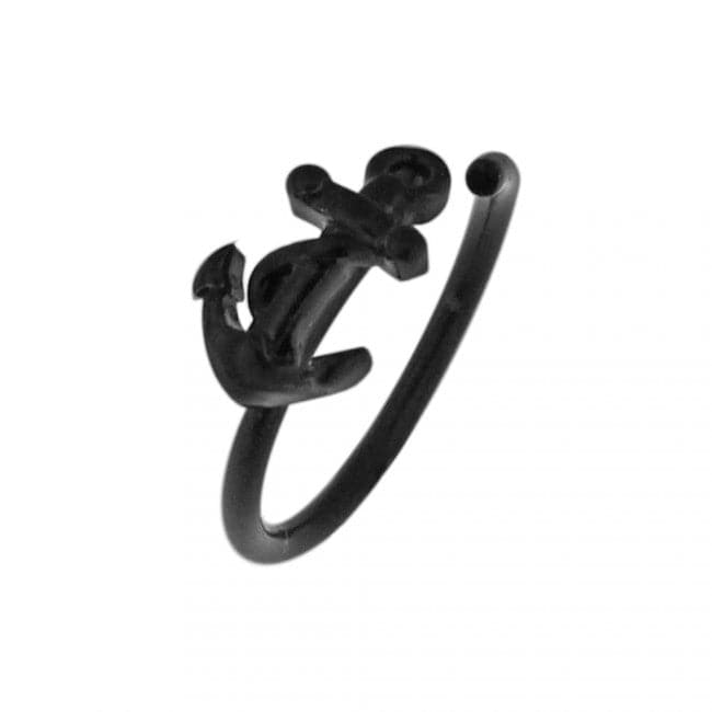 316L Surgical Steel Anchor Style Cartilage Helix Conch Daith Piercing Hoop Ring Stud